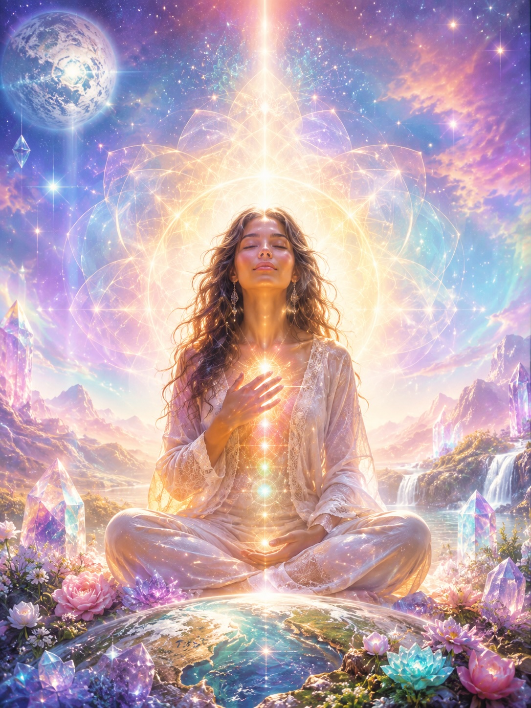 Spiritual awakening and nervous system peace meditation with Robin Clayton from The Healing Power of Love